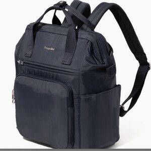 Baggallini Securtex Anti-Theft Windsor Backpack French Navy